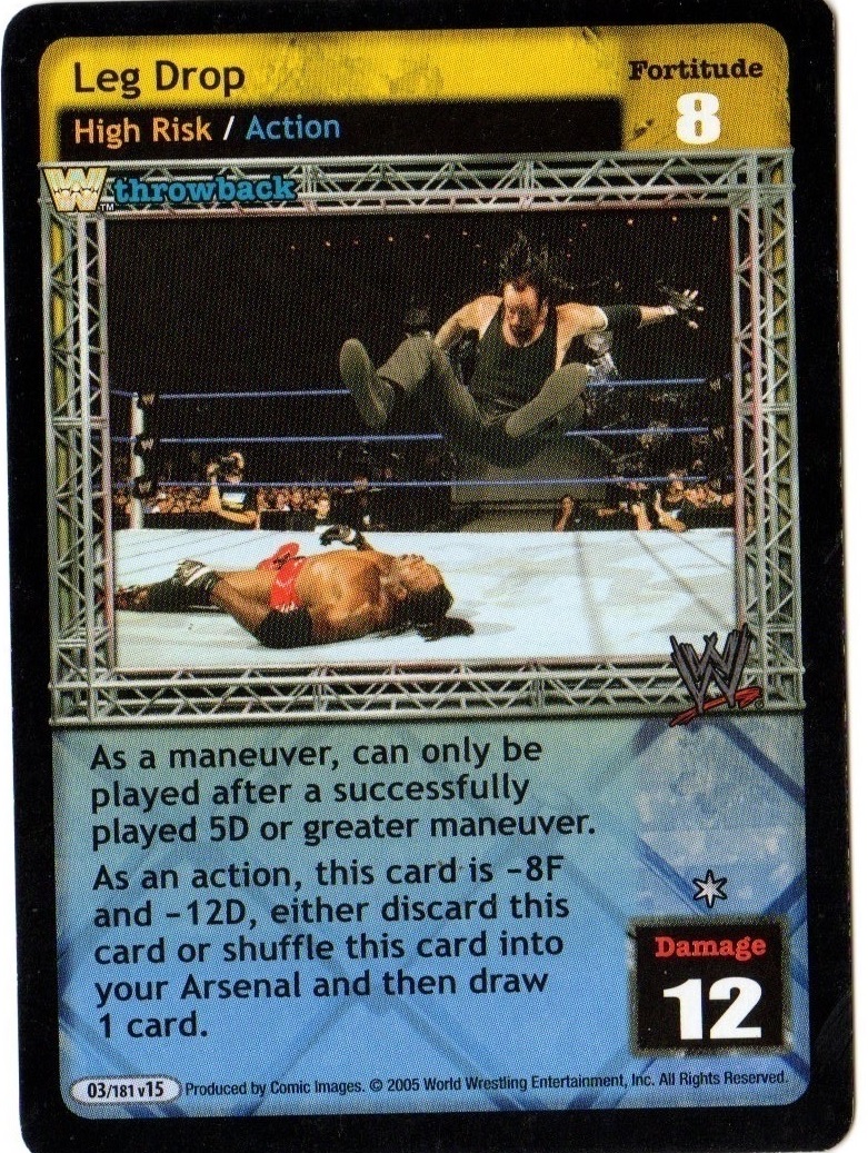 Leg Drop THROWBACK